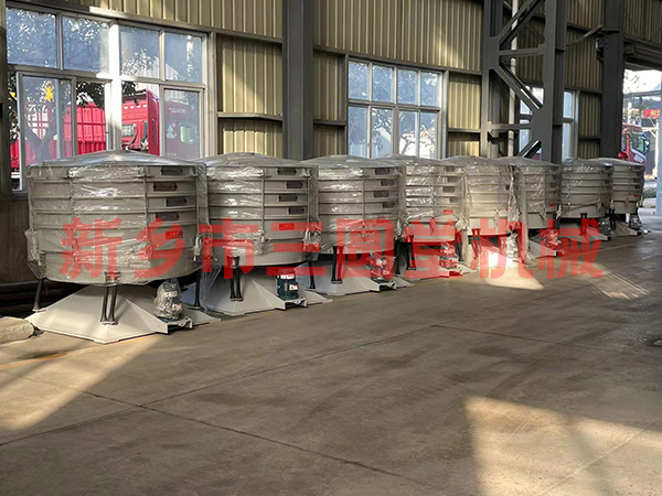 圆形摇摆筛筛体倾斜